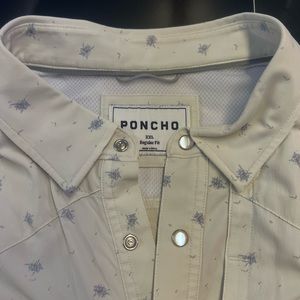 Poncho brand sport fishing shirt XXL